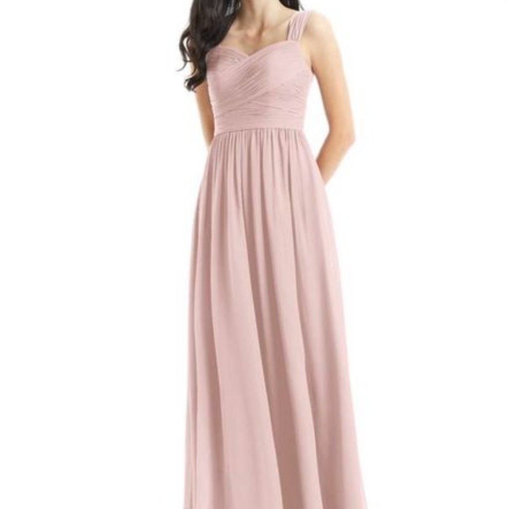 Azazie Zapheira Dusty Rose Dress